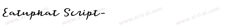 Eatuphat Script字体转换